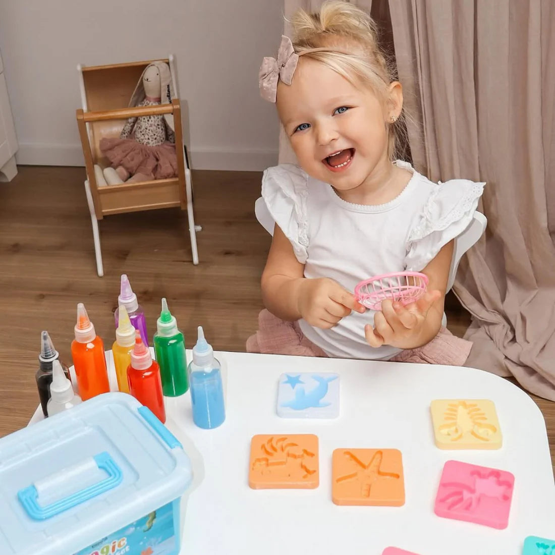 Magic Gel for Making Water Elves – Available in 4, 8, or 12 Colors (Ages 2+)